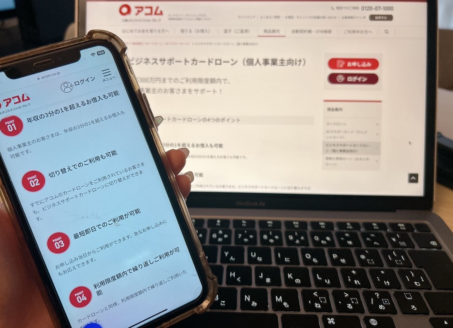 アコム ビジネスサポートローン